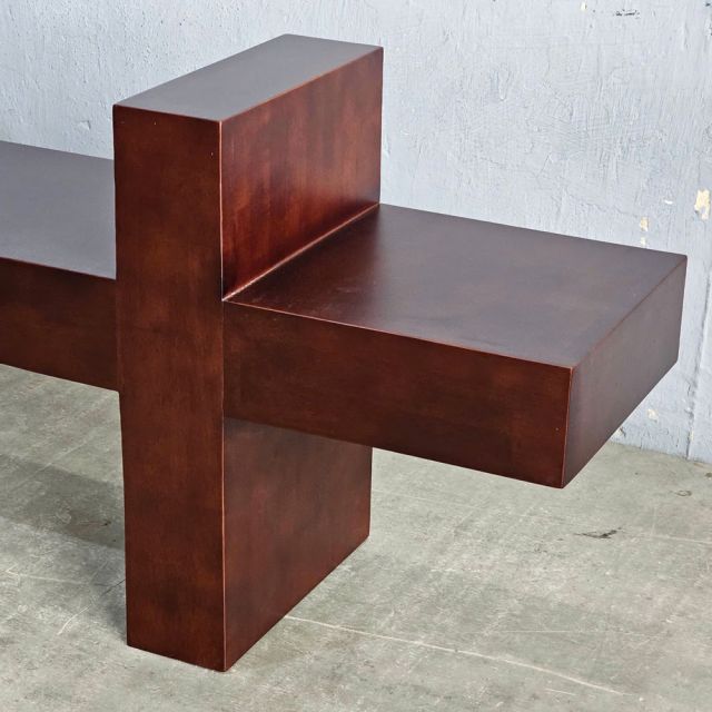 Bàn thờ hình thánh giá treo tường gỗ cao su BTHG003