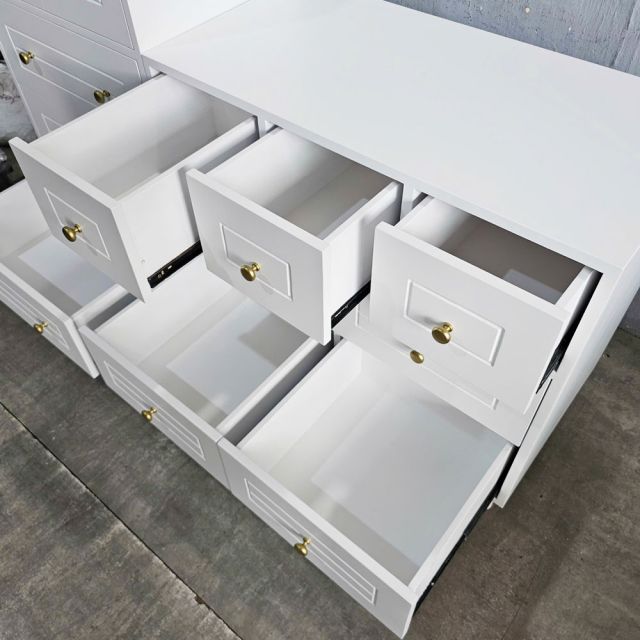 Combo tủ để đồ phòng ngủ gỗ cao su TQA68073