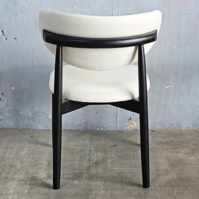 Ghế ăn gỗ Ash nệm bọc da simili GCF312