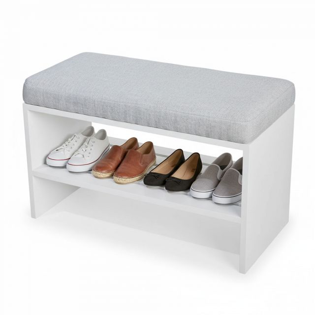 Ghế ngồi thay giày bọc nệm 70x35x45cm gỗ cao su KG68097 Ghế ngồi thay giày bọc nệm 70x35x45cm gỗ cao su KG68097