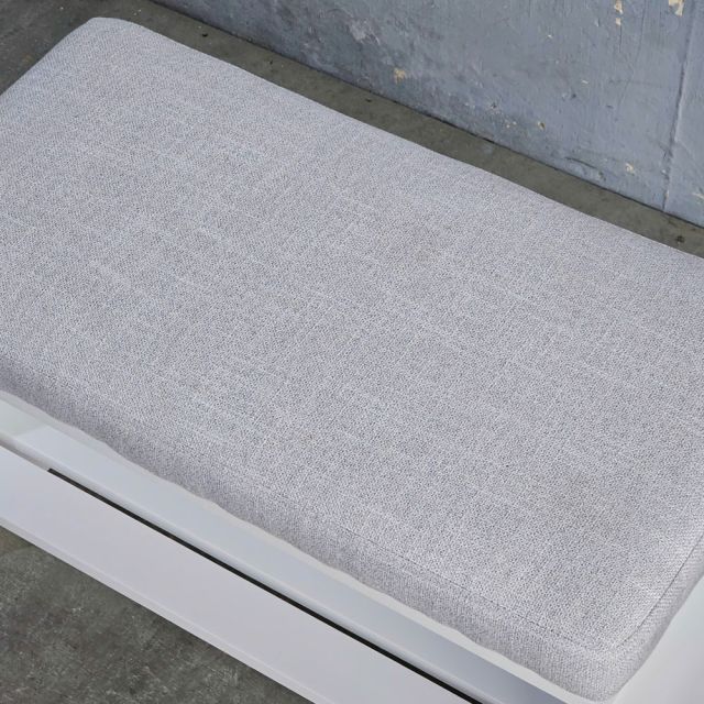 Ghế ngồi thay giày bọc nệm 70x35x45cm gỗ cao su KG68097