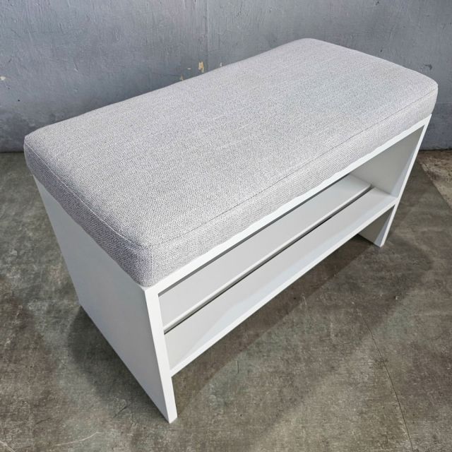 Ghế ngồi thay giày bọc nệm 70x35x45cm gỗ cao su KG68097