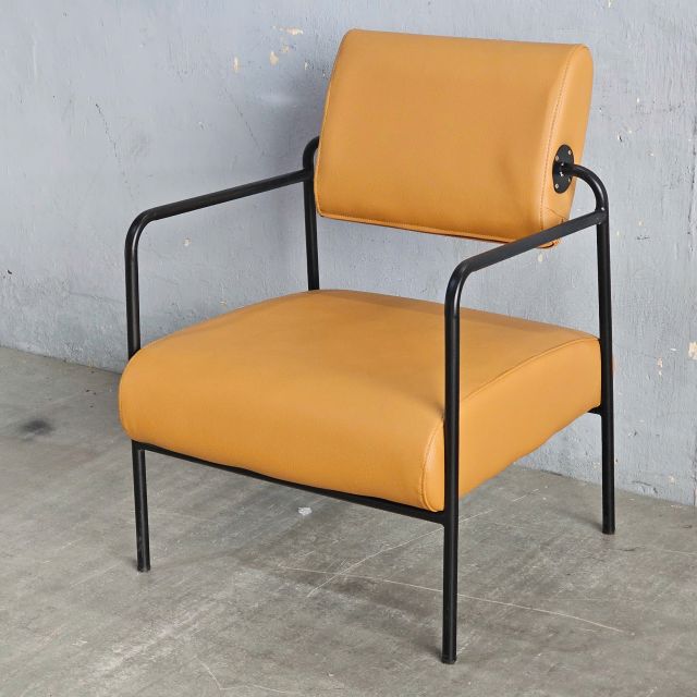 Ghế sofa đơn bọc da simili khung sắt GSD68099
