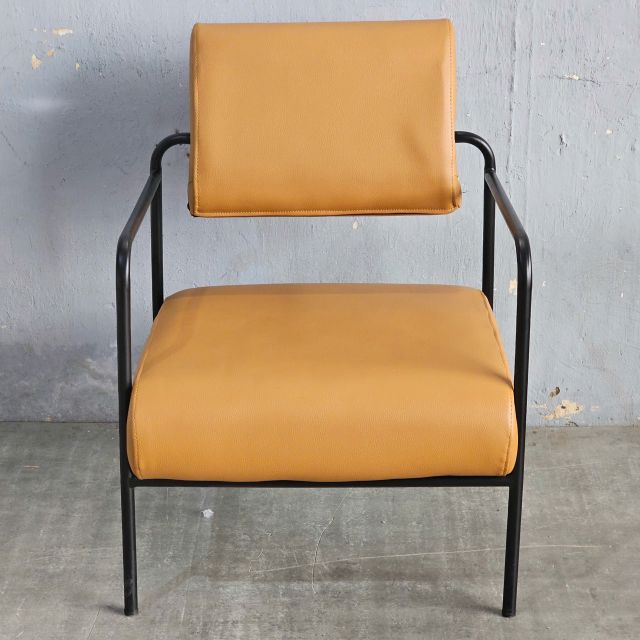Ghế sofa đơn bọc da simili khung sắt GSD68099