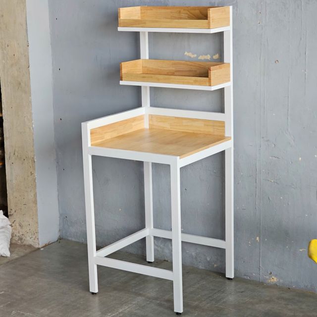 Kệ máy giặt 65x70x180cm gỗ cao su KMG68026