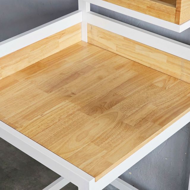 Kệ máy giặt 65x70x180cm gỗ cao su KMG68026