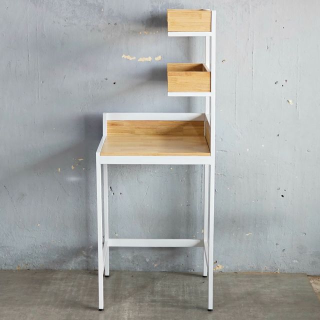Kệ máy giặt 65x70x180cm gỗ cao su KMG68026