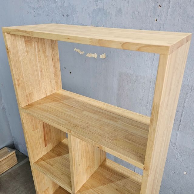 Kệ sách FIRO 60x25x170cm gỗ cao su KS68299