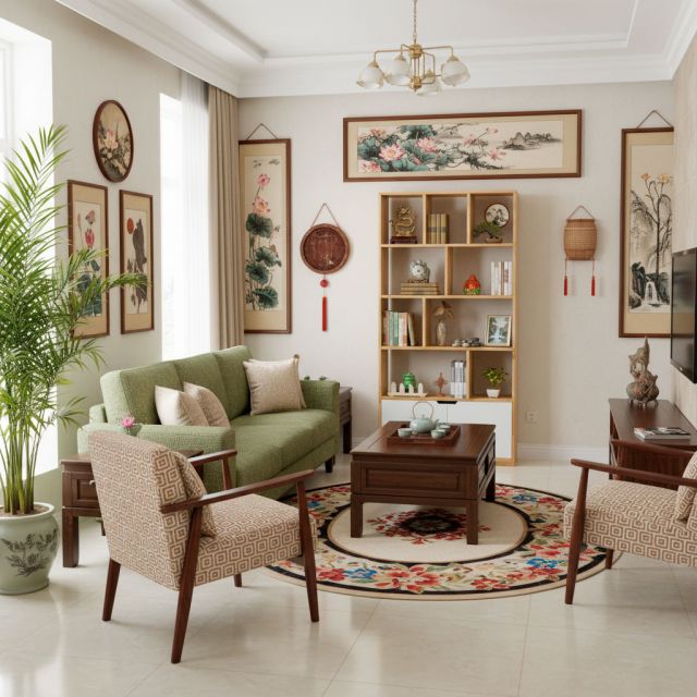 Kệ sách Azen gỗ cao su 90x30x180cm - KS68294