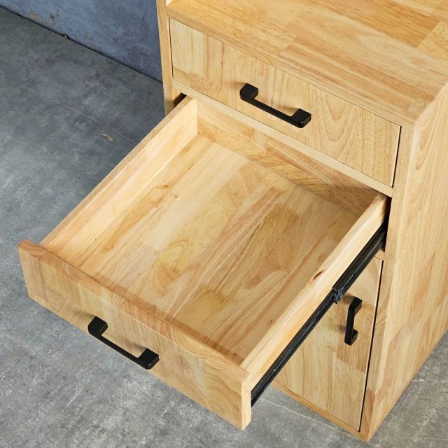 Kệ tủ góc tường 40x40x180cm gỗ cao su KGT68009