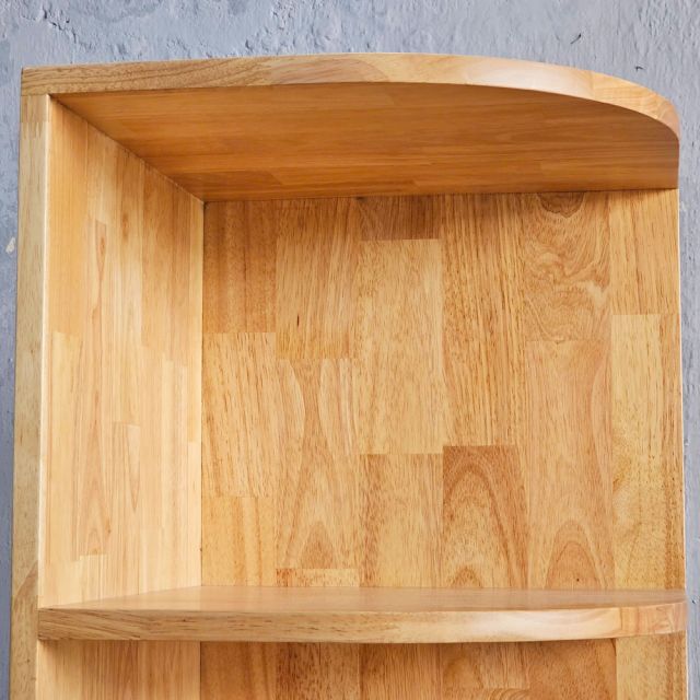 Kệ tủ góc tường 40x40x180cm gỗ cao su KGT68009