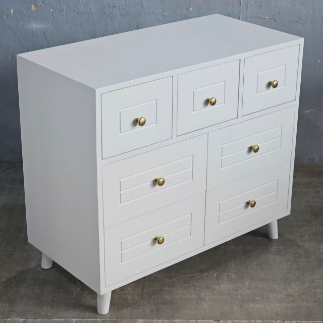 Tủ đồ phòng ngủ 90x45x80cm gỗ cao su TQA68071