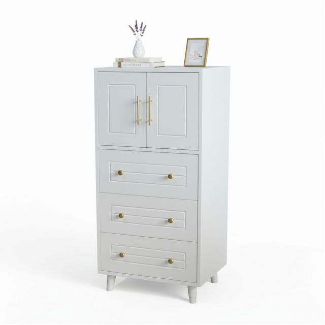 Tủ để đồ phòng ngủ 60x45x120cm gỗ cao su TQA68072