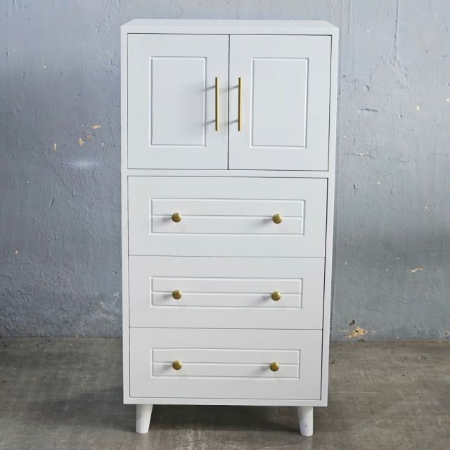 Tủ để đồ phòng ngủ 60x45x120cm gỗ cao su TQA68072