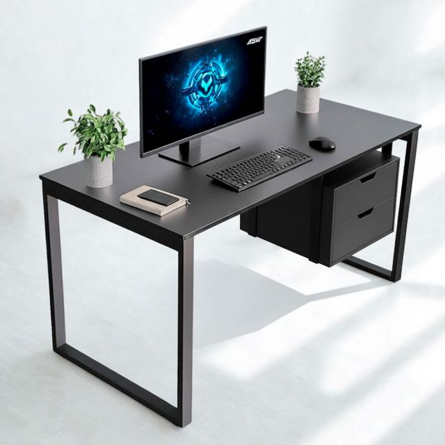 Tủ treo bàn 2 ngăn 40x30x37cm gỗ cao su TCN68073