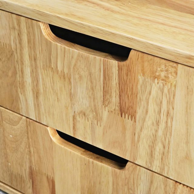 Tủ treo bàn 2 ngăn 40x30x37cm gỗ cao su TCN68074