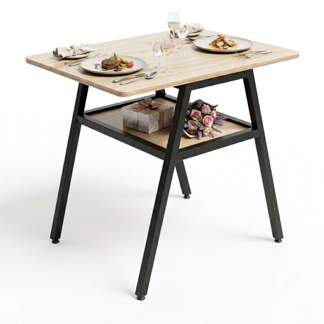 Bàn ăn TINY 80x60cm gỗ plywood BA68271
