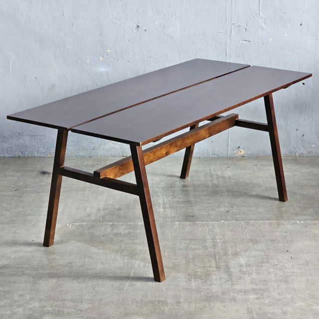Bàn ăn chữ nhật 180x85cm gỗ tự nhiên BA68268