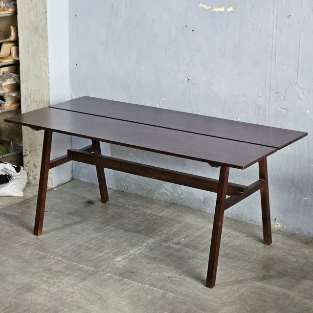 Bàn ăn chữ nhật 180x85cm gỗ tự nhiên BA68268