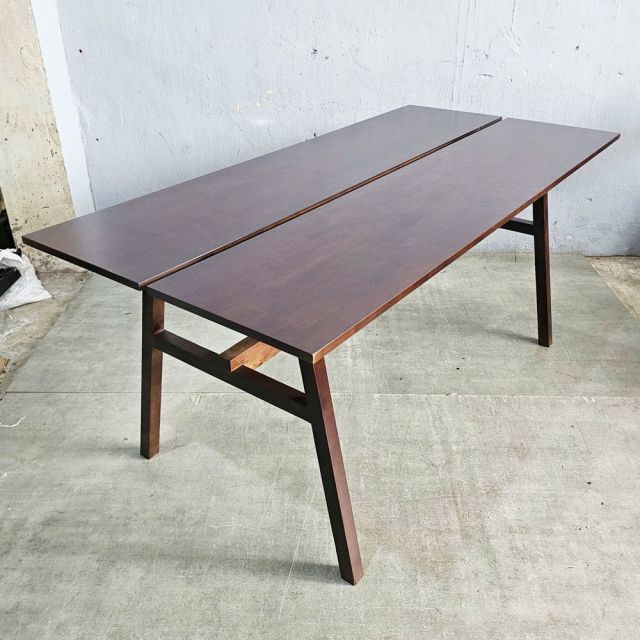 Bàn ăn chữ nhật 180x85cm gỗ tự nhiên BA68268