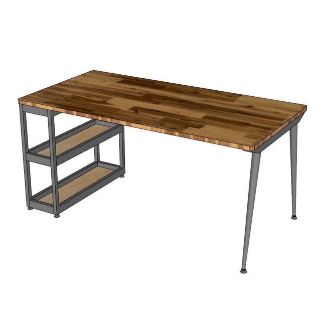 Bàn ăn liền kệ 160x80 gỗ tự nhiên BA68270
