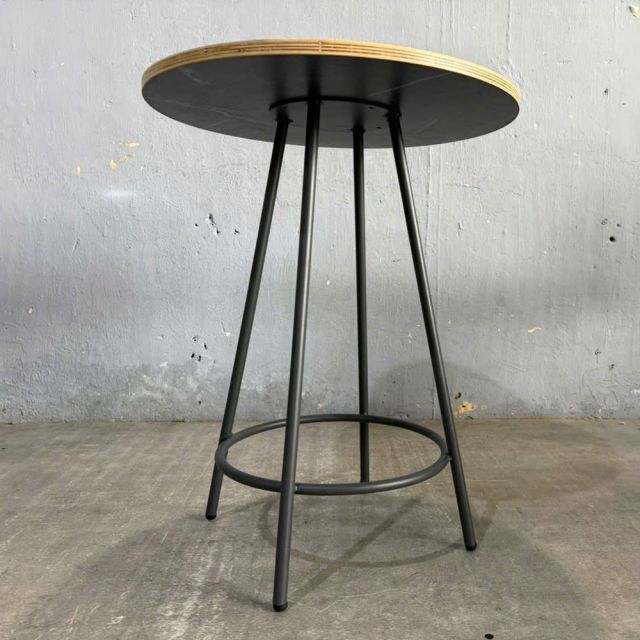 Bàn cafe tròn 60x60cm gỗ plywood vân giả đá CFD68277