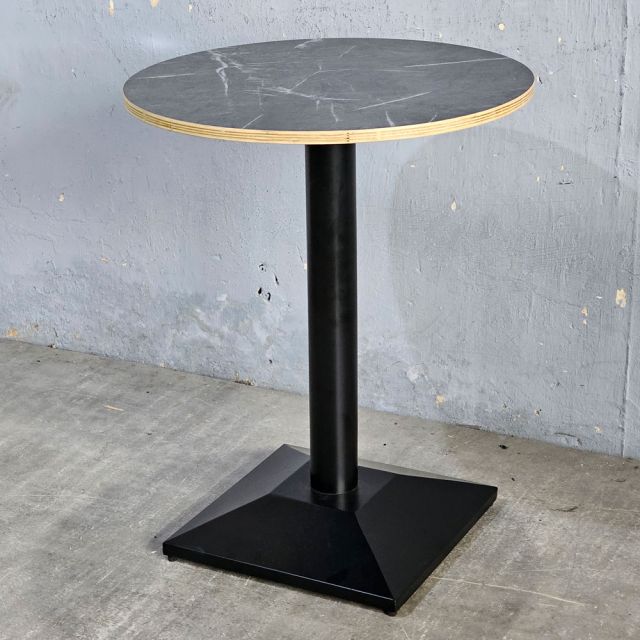 Bàn cafe tròn 60x60cm gỗ plywood vân giả đá CFD68278