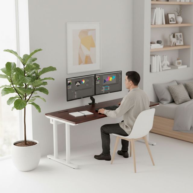 Bàn có hộp điện 180x70cm gỗ tràm chân sắt hệ TIO HBTO040 Bàn có hộp điện 180x70cm gỗ tràm chân sắt hệ TIO HBTO040