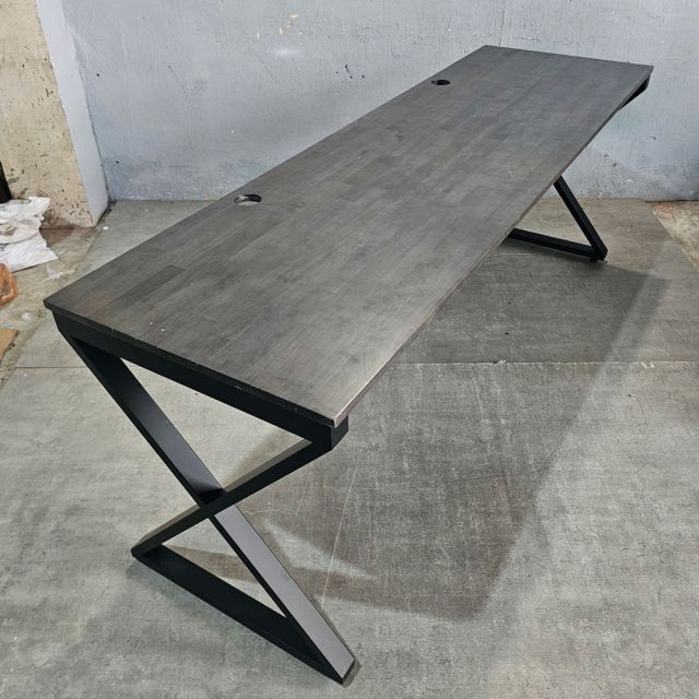 Bàn cụm 2 người 200x60cm gỗ cao su hệ XConcept HBXC054