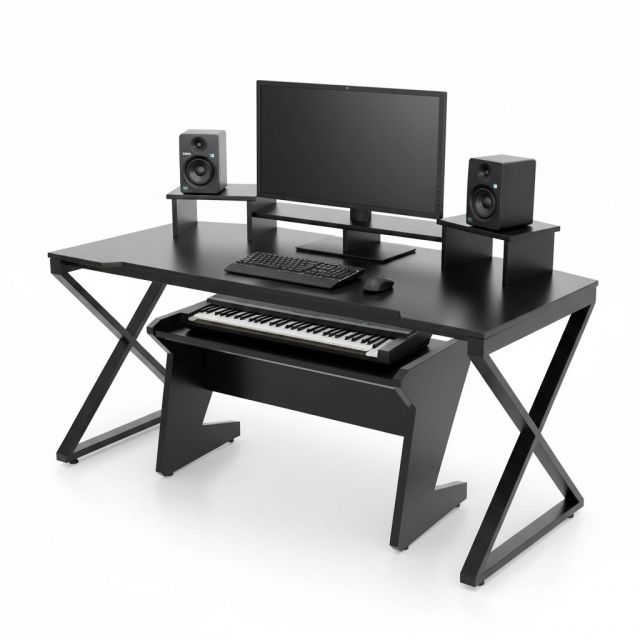 Bàn để đàn piano 110x50cm gỗ tự nhiên BPIA001