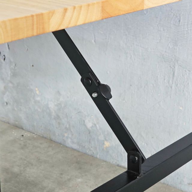 Bàn học trẻ em gấp gọn 80x50cm gỗ cao su PSD043