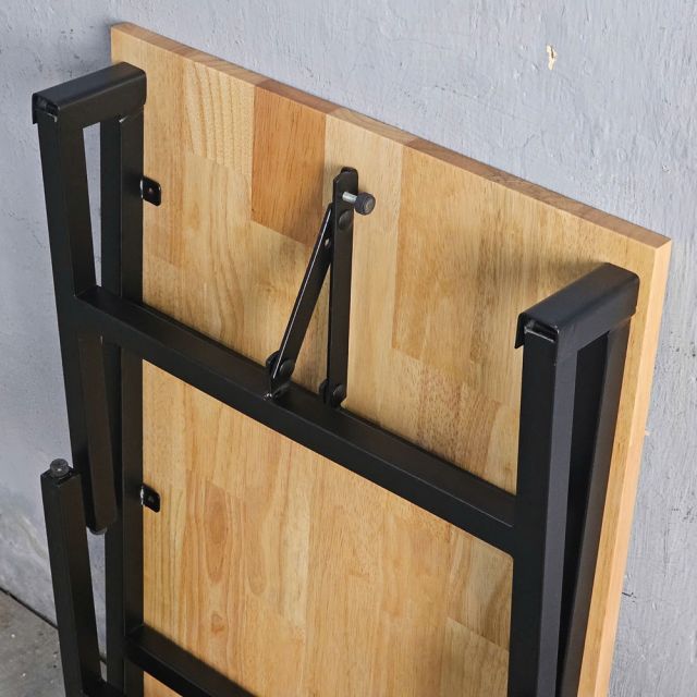 Bàn học trẻ em gấp gọn 80x50cm gỗ cao su PSD043