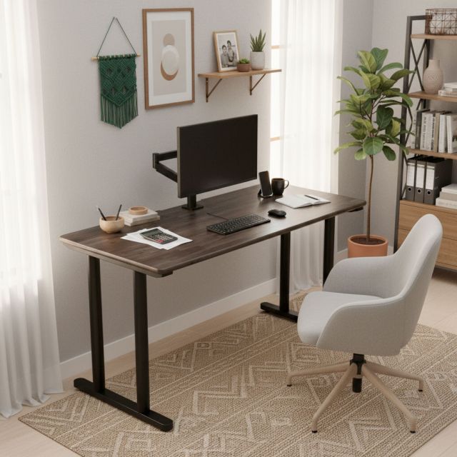 Bàn làm việc có hộc điện 160x70cm gỗ tràm hệ TIO ZD024 Bàn làm việc có hộc điện 160x70cm gỗ tràm hệ TIO ZD024