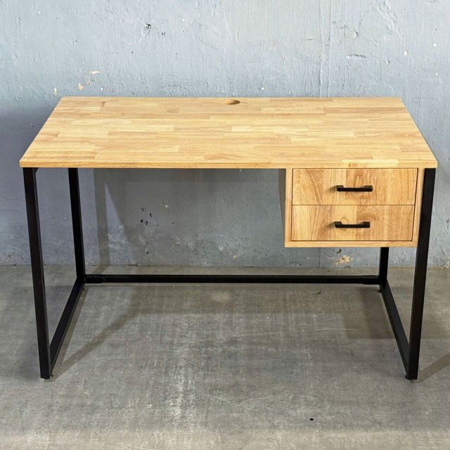 Bàn làm việc có ngăn kéo 120x70cm gỗ cao su BD68157