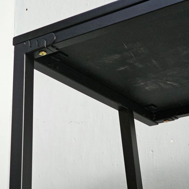 Bàn đứng làm việc 120x60cm gỗ cao su chân lắp ráp STD68049 Bàn đứng làm việc 120x60cm gỗ cao su chân lắp ráp STD68049