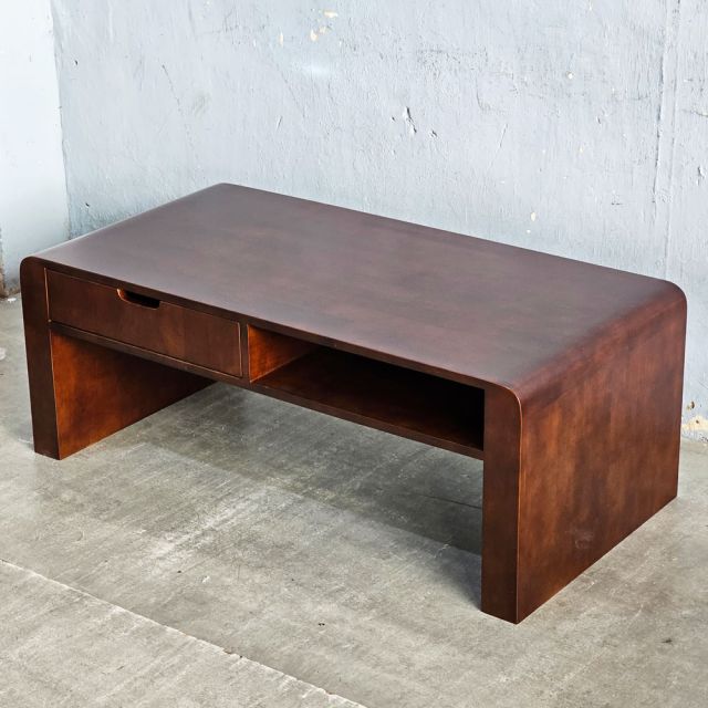 Bàn sofa bo cong 120x60x45cm gỗ cao su TT68339