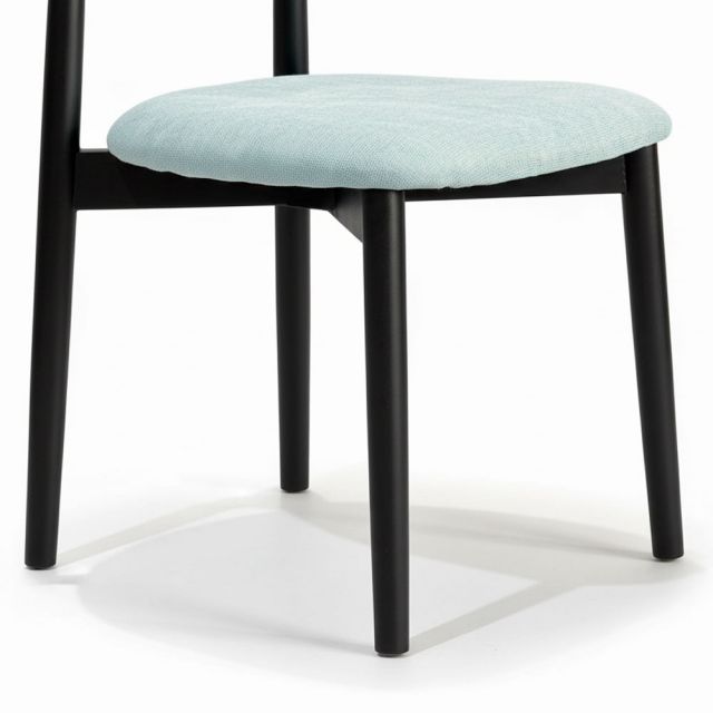 Ghế ăn gỗ Ash nệm bọc vải GCF313