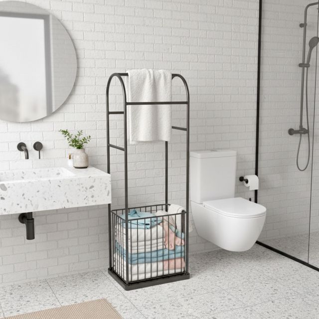 Giá treo đồ có giỏ đựng KPT68013