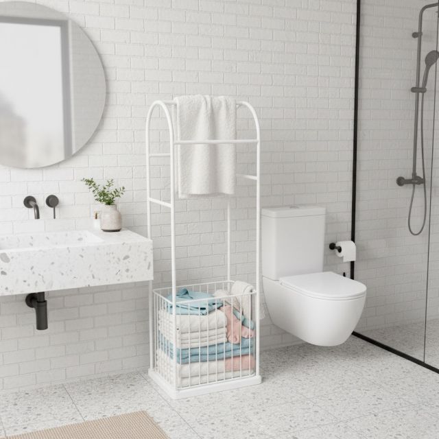 Giá treo đồ có giỏ đựng KPT68013