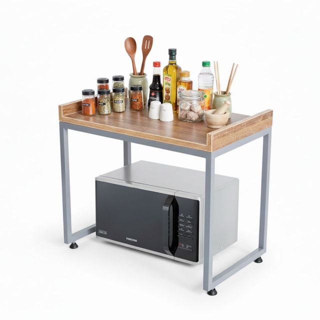 Kệ lò vi sóng 57x35x47cm gỗ plywood KVS68007