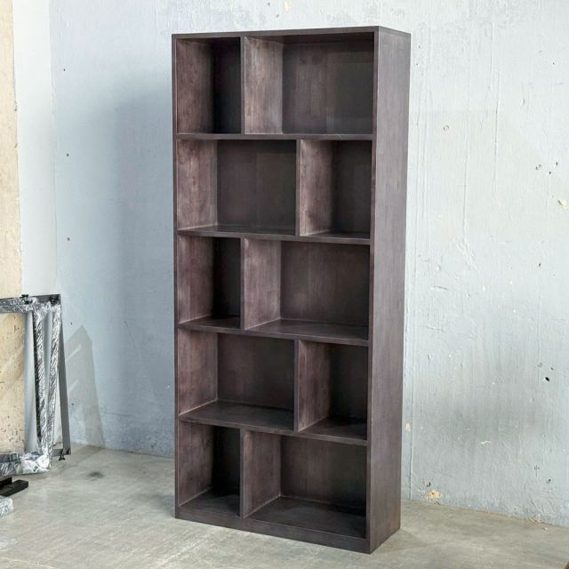 Kệ sách 5 tầng 80x30x180cm gỗ cao su KS68190