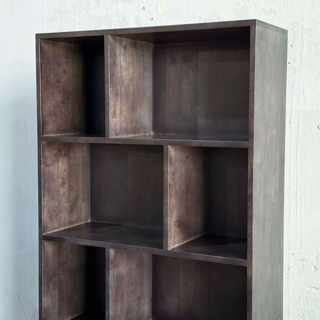 Kệ sách 5 tầng 80x30x180cm gỗ cao su KS68190