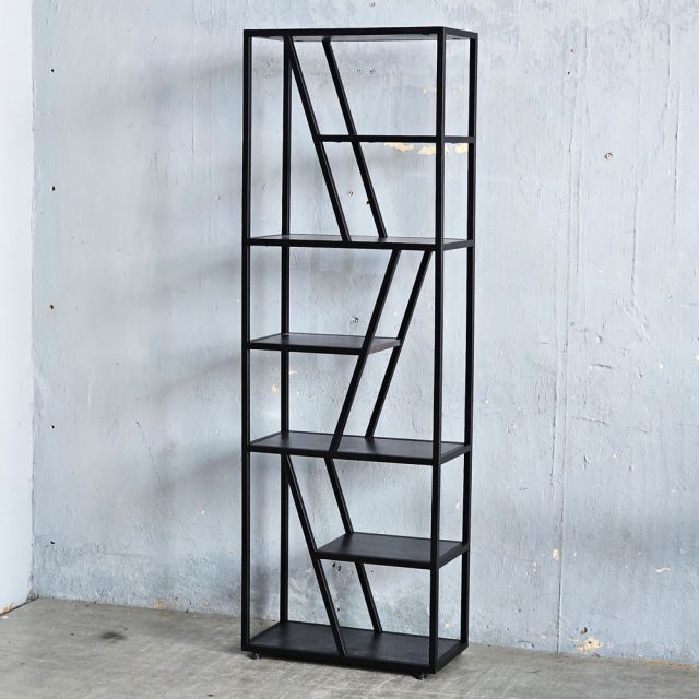Kệ trang trí 60x30x180cm gỗ cao su KTT68045
