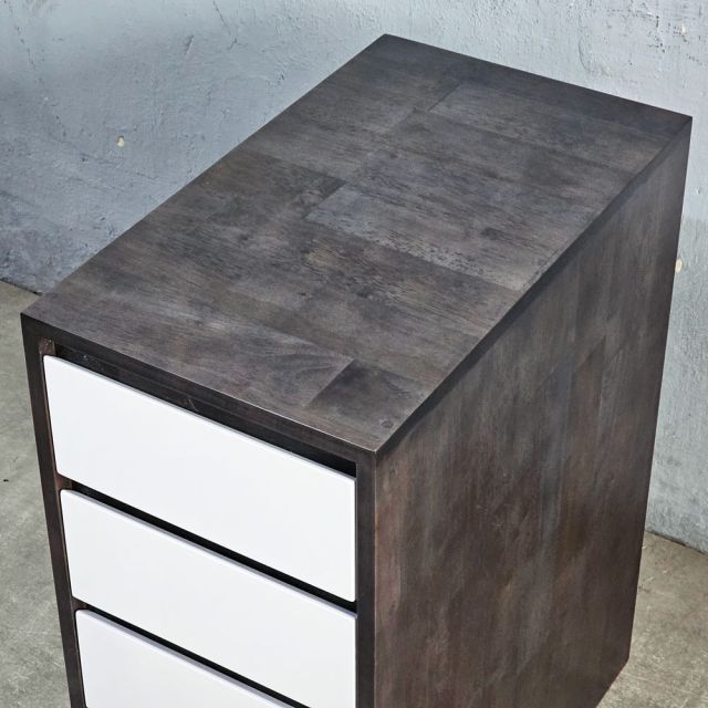 Tủ cá nhân 4 ngăn kéo 60x35x75cm gỗ cao su TCN68079