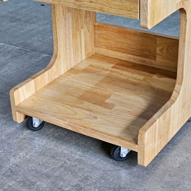 Tủ đầu giường di động TINY 40x40x50cm gỗ cao su TDG68061