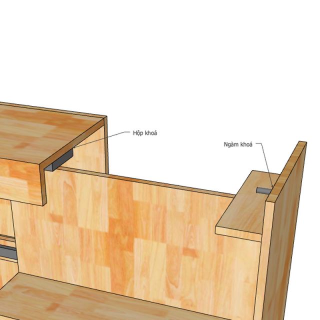 Tủ giấu tiền khóa từ 75x35x120cm gỗ cao su GITI001
