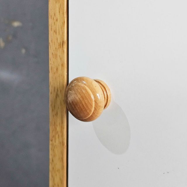 Tủ trang trí ô vuông 40x30x140cm gỗ cao su KS68343