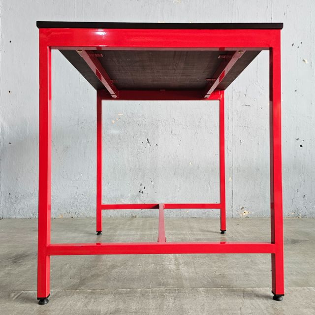 Bàn bar 90x80x90cm gỗ cao su chân sắt lắp ráp BB043