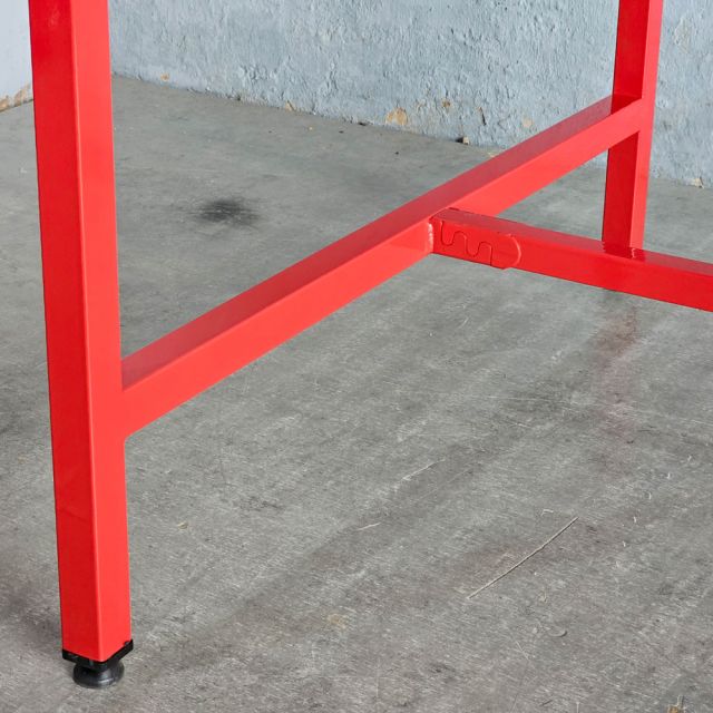 Bàn bar 90x80x90cm gỗ cao su chân sắt lắp ráp BB043