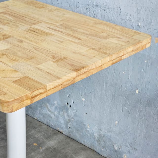 Bàn cafe vuông 70x70cm gỗ cao su CFD68279